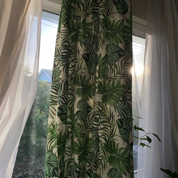 SHEIN Maxi Skirt with tropical plant patterns. Size 10 - Picture 2 of 4